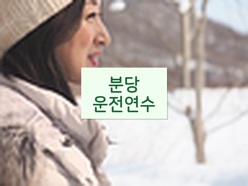 분당운전연수 후기