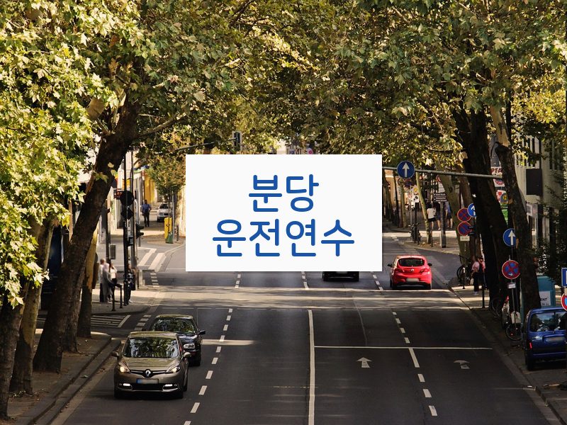 분당운전연수 후기