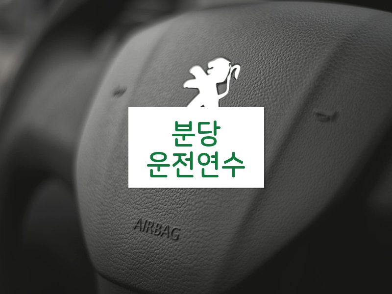분당운전연수 후기