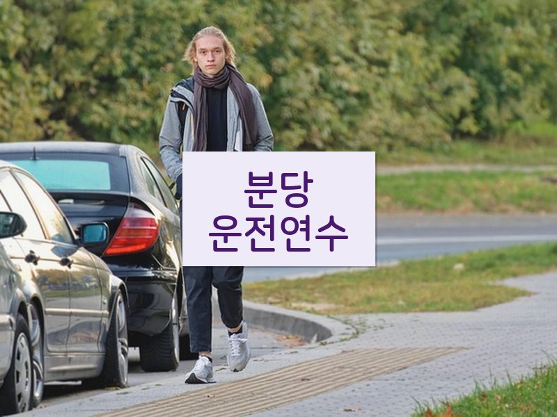 분당운전연수 후기