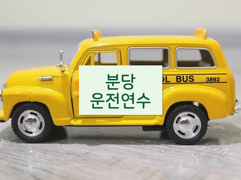 분당운전연수 후기
