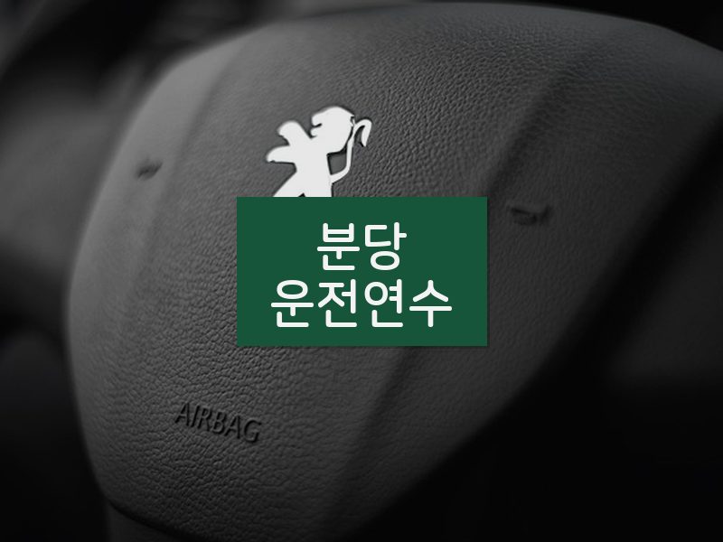 분당운전연수 후기
