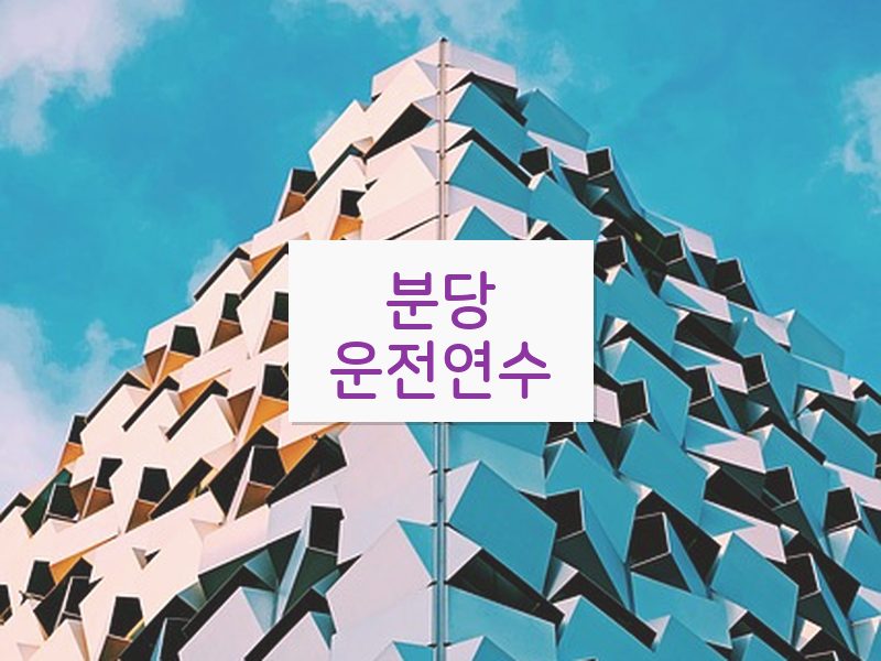 분당운전연수 후기