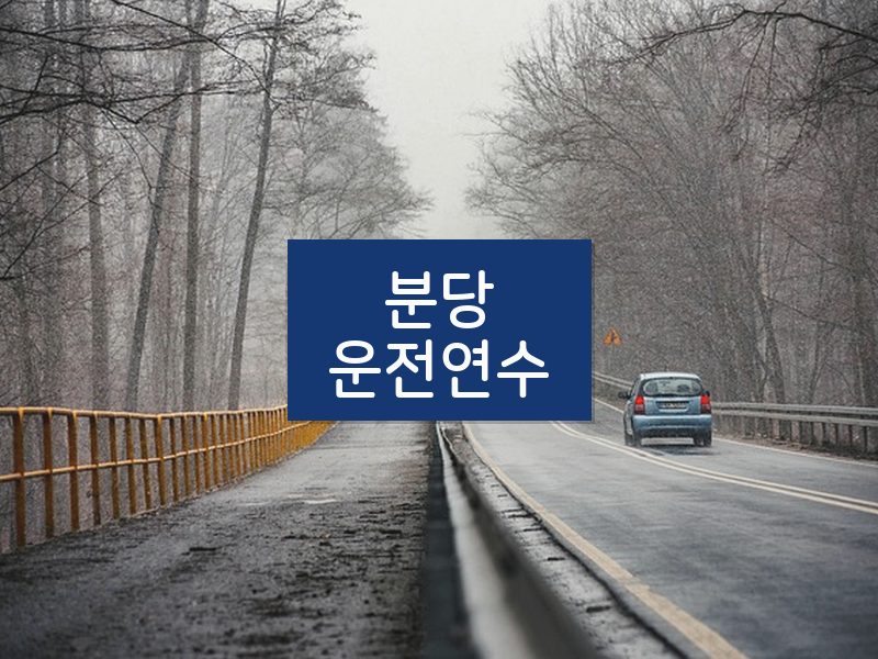 분당운전연수 후기