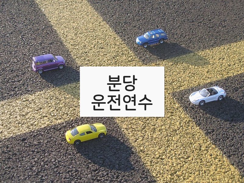 분당운전연수 후기
