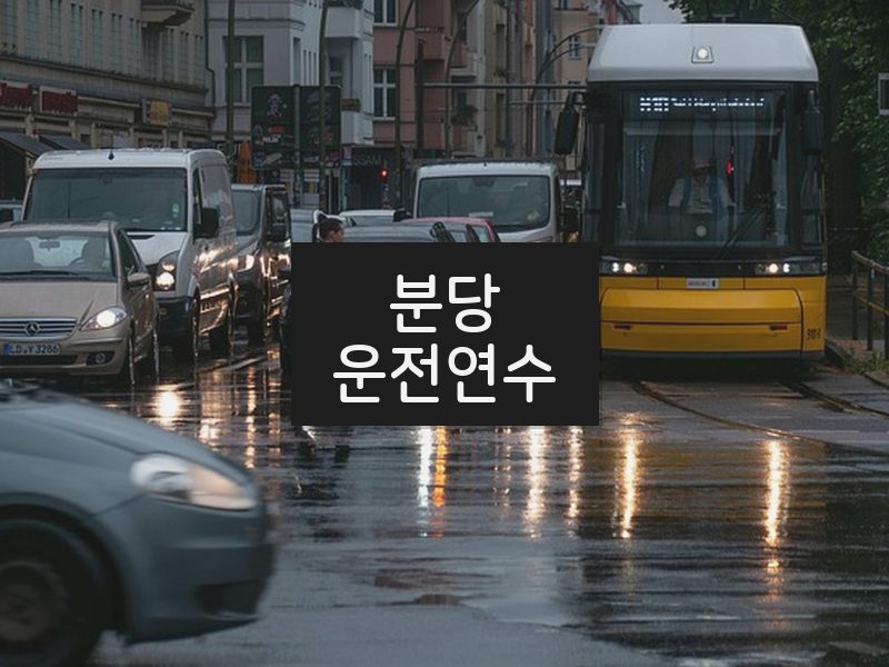 분당운전연수 후기