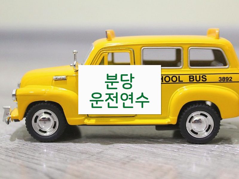 분당운전연수 후기
