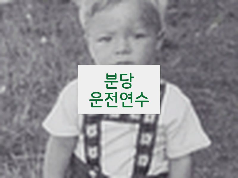 분당운전연수 후기