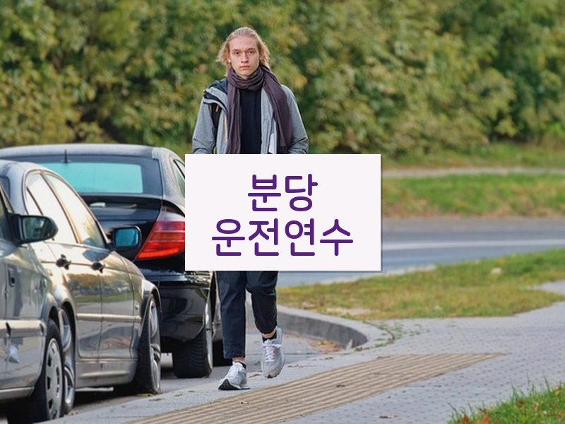 분당운전연수 후기