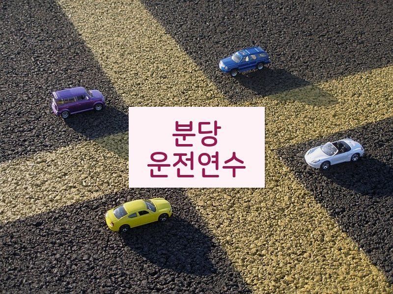분당운전연수 후기