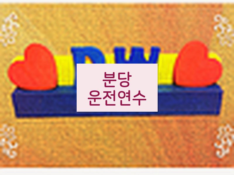 분당운전연수 후기