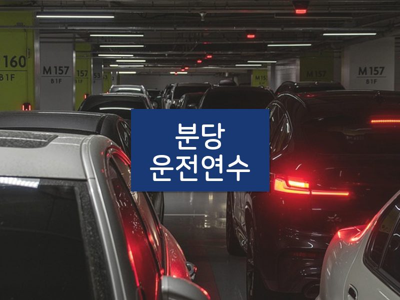 분당운전연수 후기