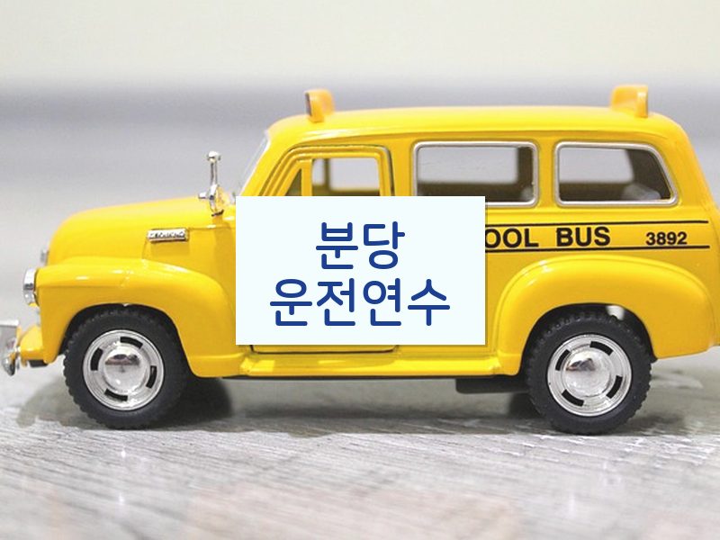 분당운전연수 후기