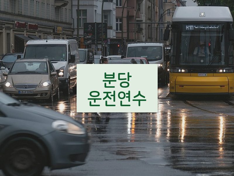 분당운전연수 후기