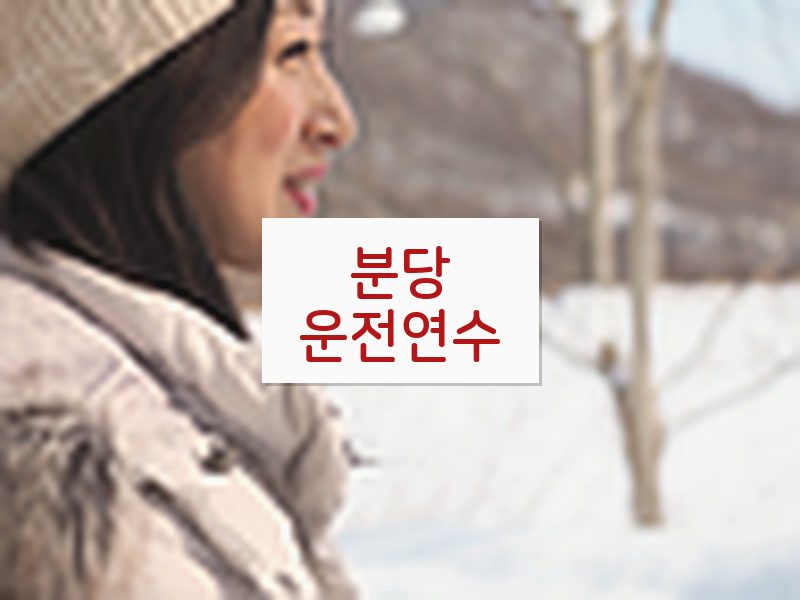 분당운전연수 후기