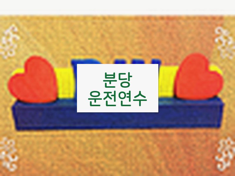 분당운전연수 후기