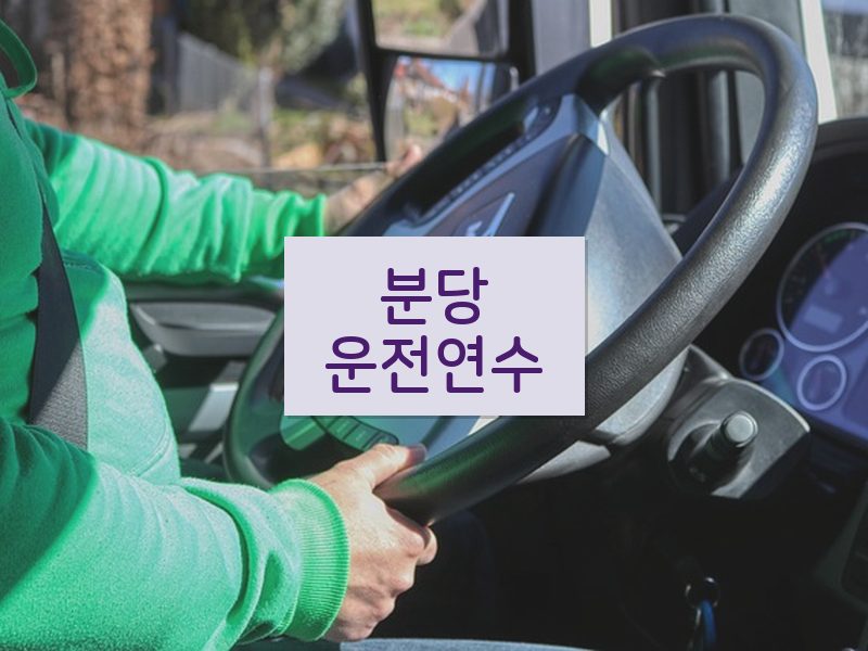 분당운전연수 후기