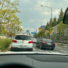 분당 쪽 도로 주차 실습 힘들었어요